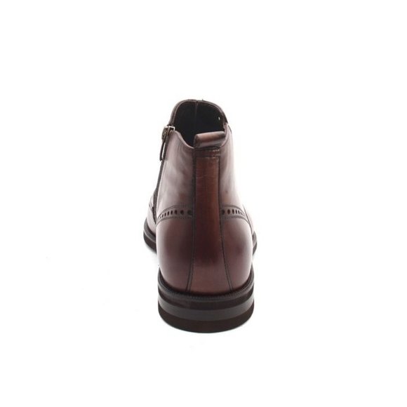 Roberto Serpentini 47701 Brown Leather Zip-Up Ankle Boots main image 5